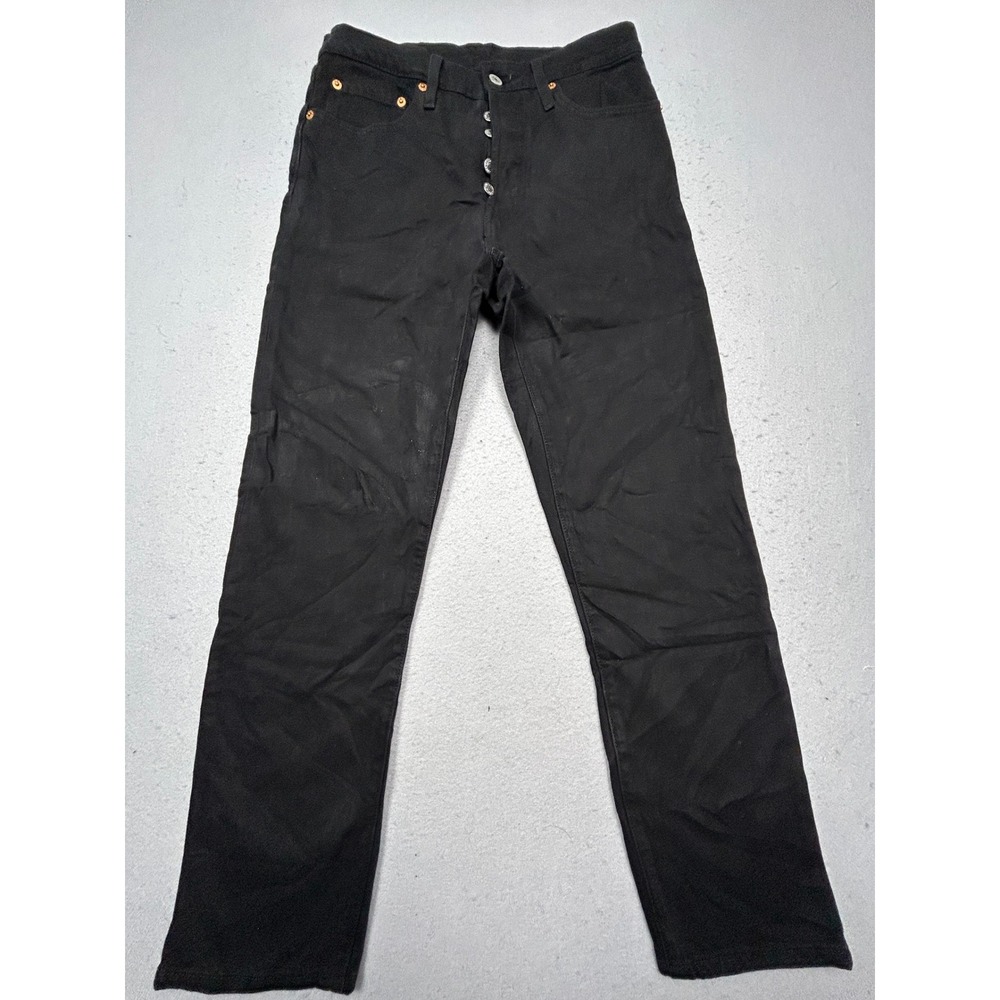 Levi's 501 Jeans Denim Black 28x27 Mens